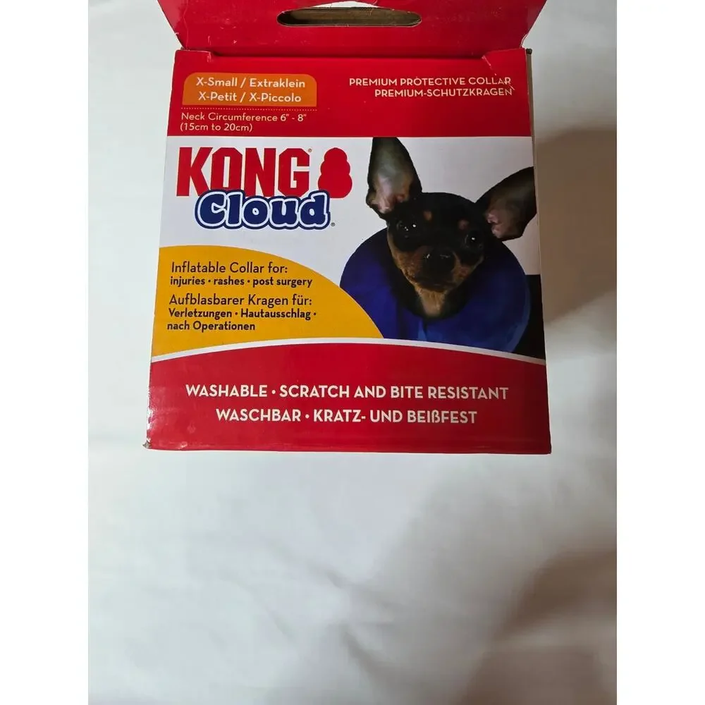 KONG Cloud Inflatable Recovery Collar XS 6-8